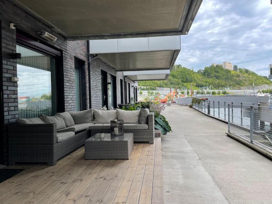 Oceanfront Apartment - Oslo Central - Private Patio Екстериор снимка